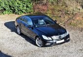 Mercedes E250 black leather seats 2009