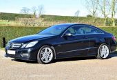 Mercedes E250 black leather seats 2009