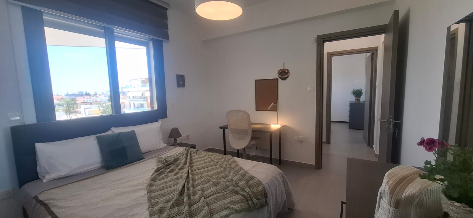 A modern 2-bedroom top-floor fully furnished apartment for rent