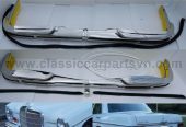 Mercedes W108 W109 EU Style Bumpers With Rubber