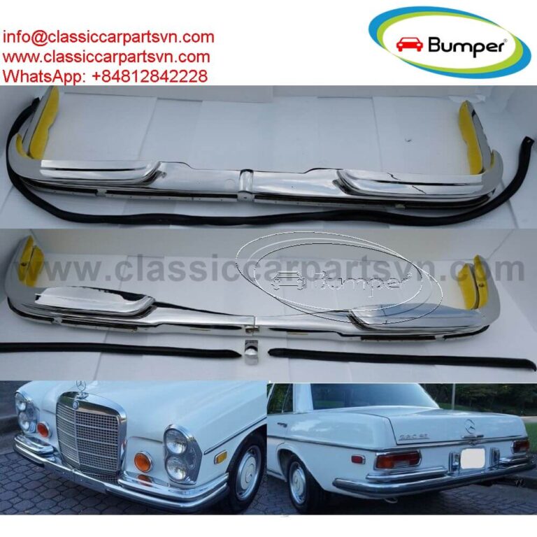 Mercedes W108 W109 EU Style Bumpers With Rubber