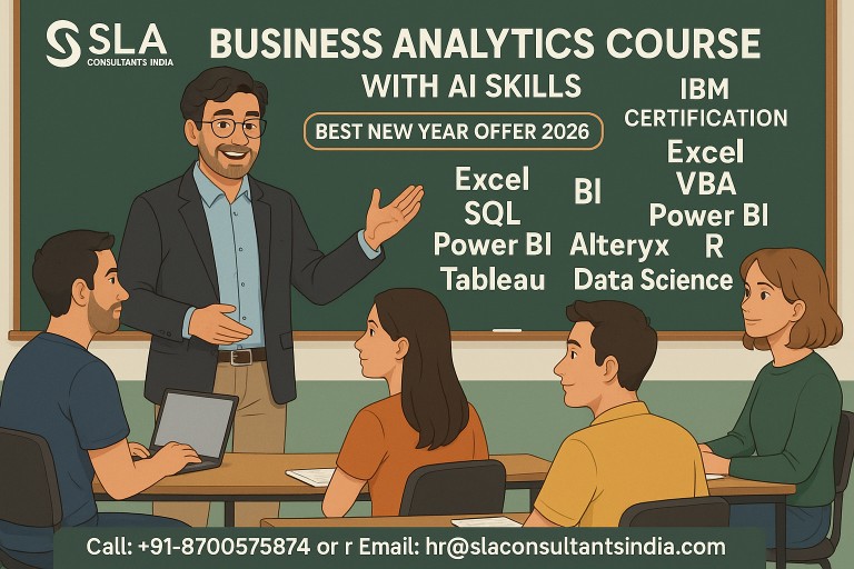 Diploma in Big Business Analyst Course in Delhi, 110093 – ( Best Data Analyst Institute ) “New Year Offer 2026” Free Python, Free Tableau and “Data Science Course” [with IBM Certification Support] @ {SLA Consultants} “100% Job Guarantee”​ 